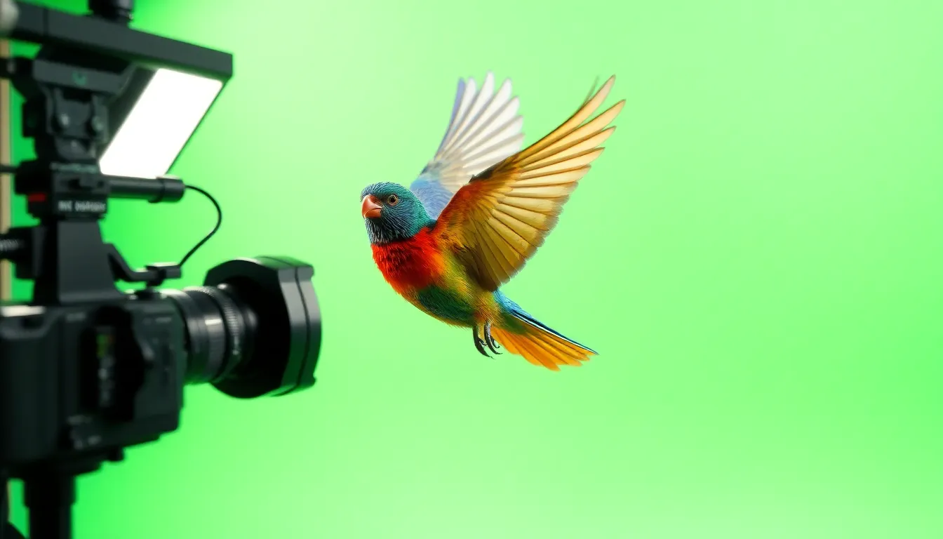 Bird Green Screen Setup: Complete Guide to Professional Wildlife Filming 7 6 bird green screen