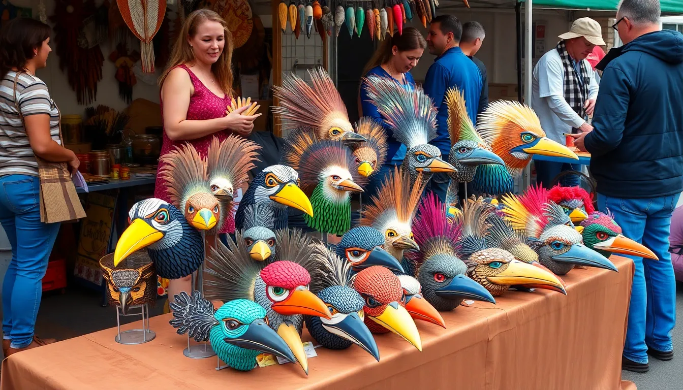 6 bird mask