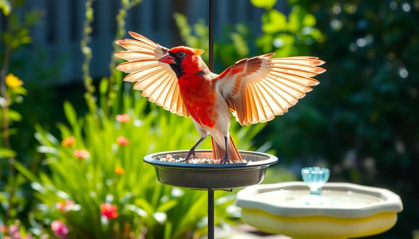 6 bird open wings