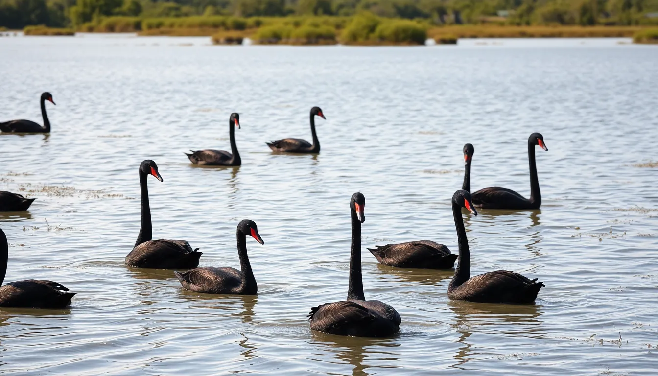 Black Swan Bird: Australia's Most Elegant Waterfowl Species Explained 7 6 black swan bird
