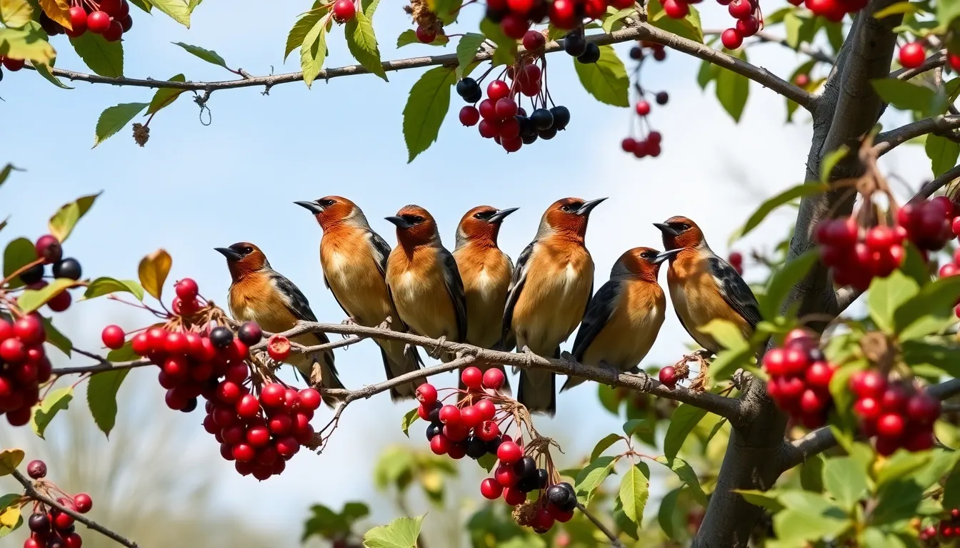 Cedar Waxwing Bird: The Complete Guide to North America's Fruit-Loving Songbird 7 6 cedar waxwing bird