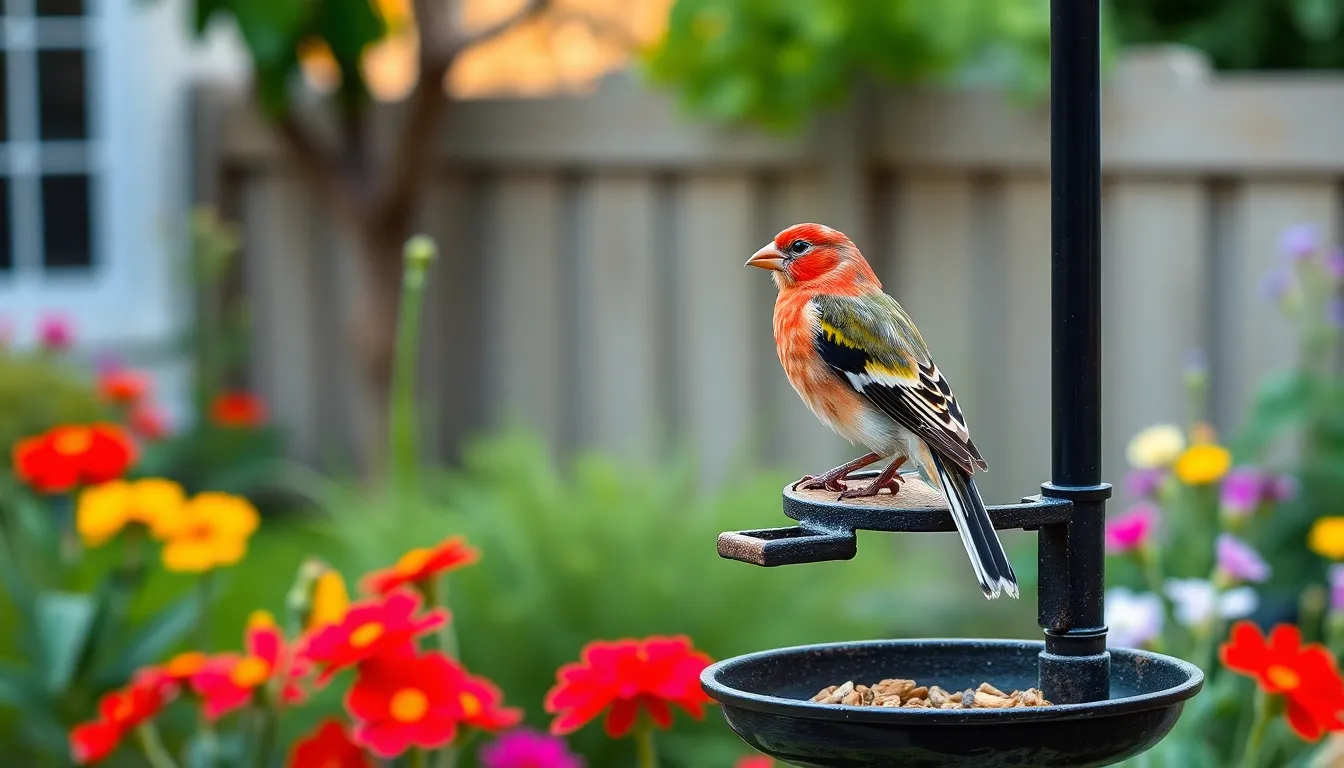 6 house finch bird