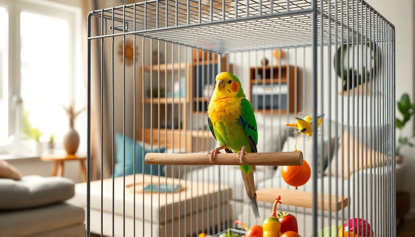 6 parakeet bird