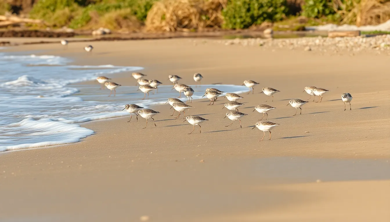 6 sandpiper bird