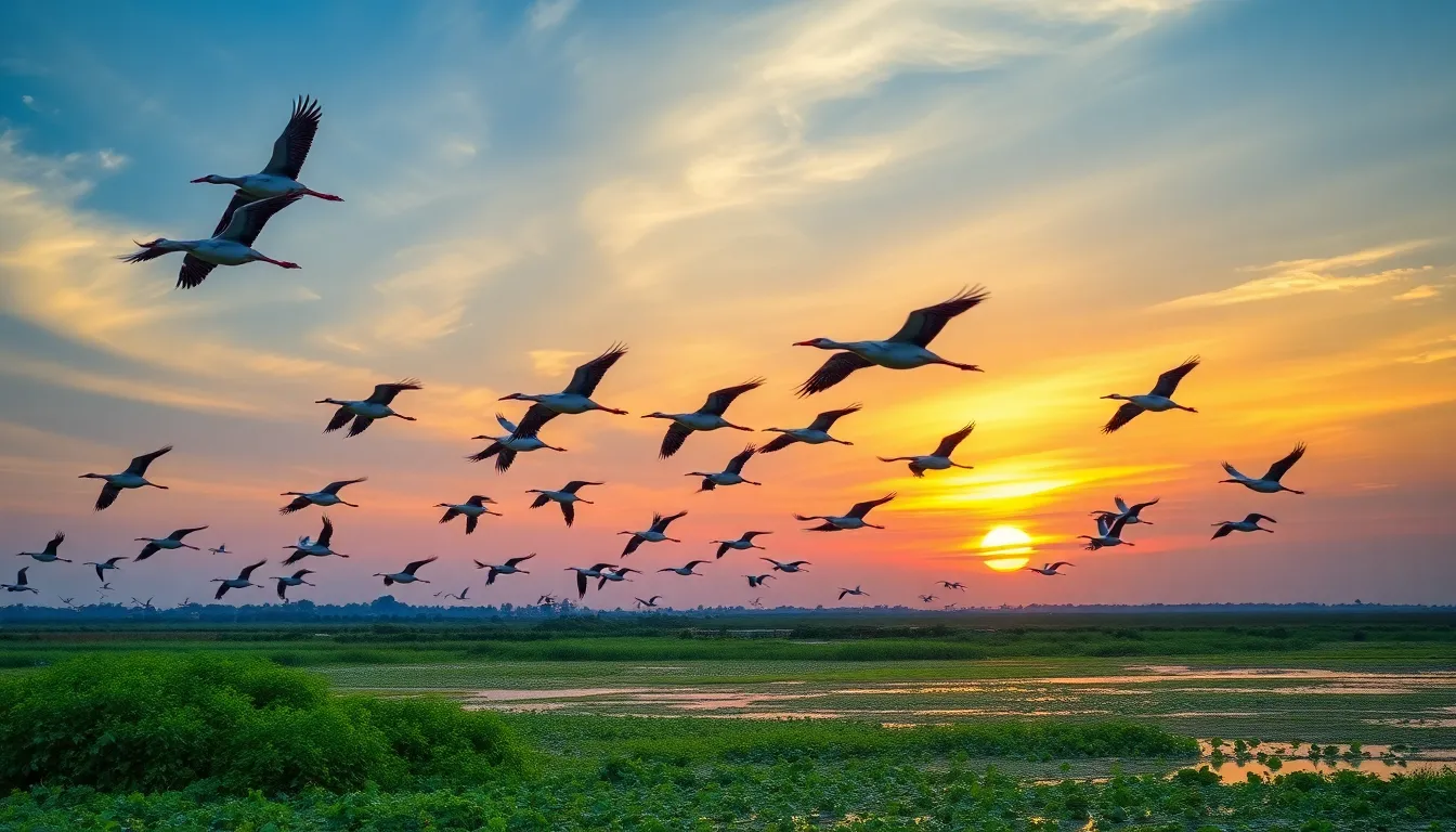 6 stork bird