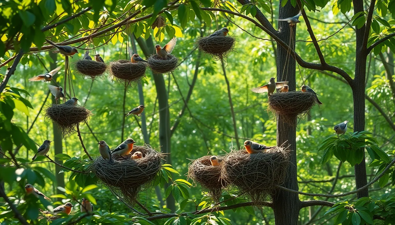 7 bird nest