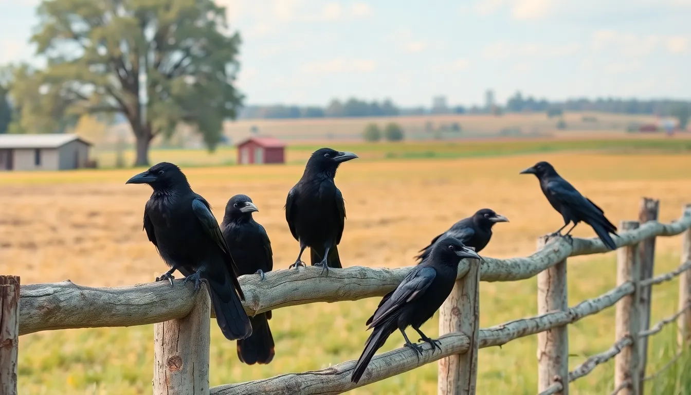 7 crow bird