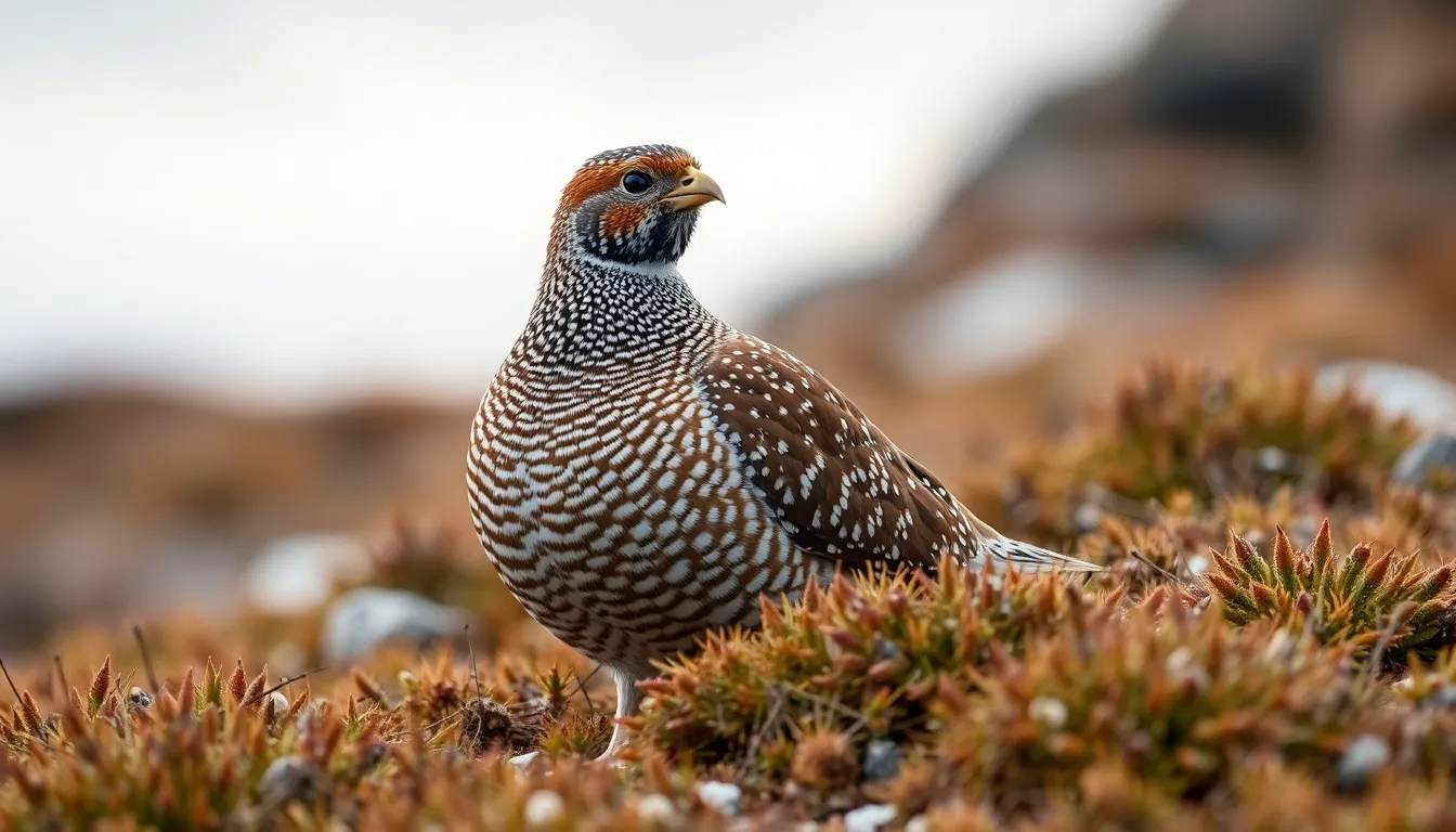 7 ptarmigan bird