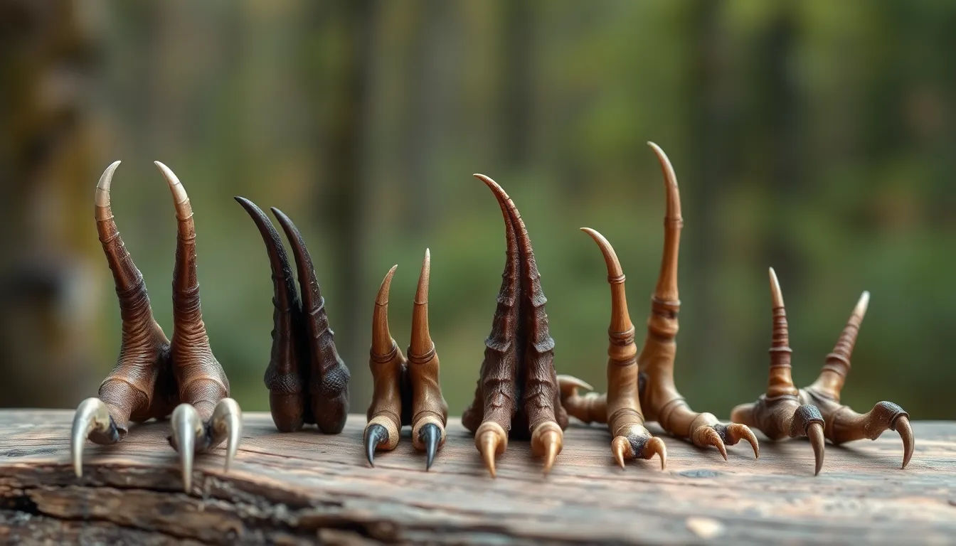 bird claws