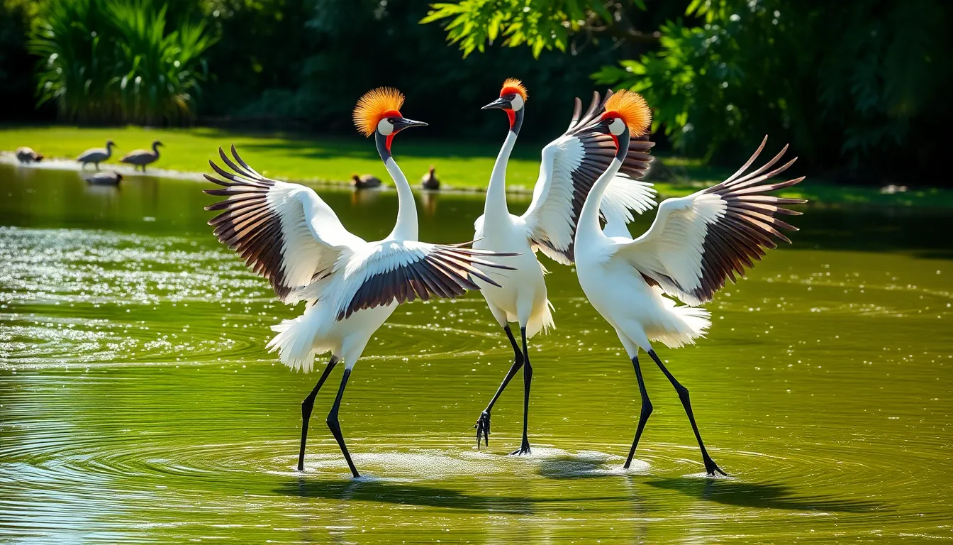 bird dancing