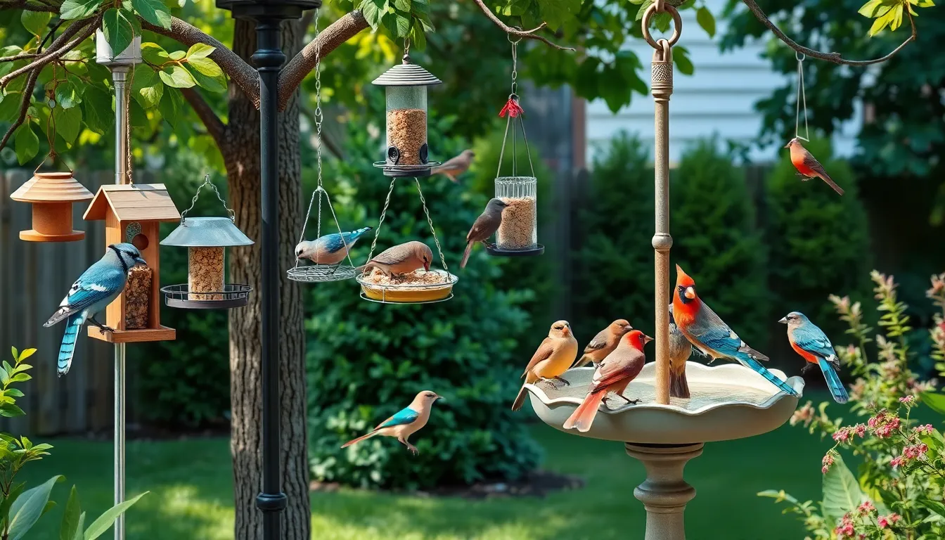 bird feeding