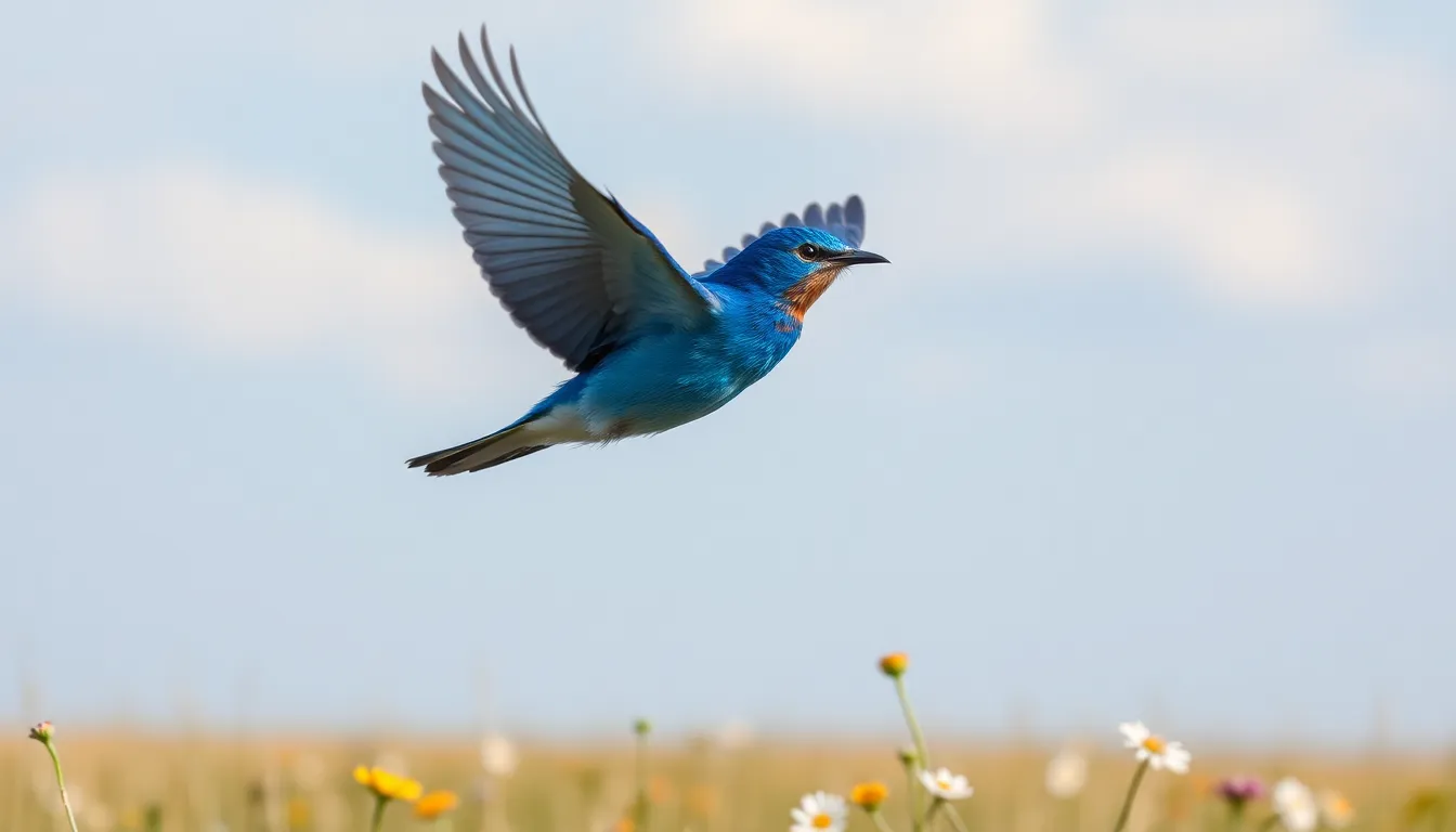 8 Amazing Blue Bird Flying Patterns You Need to See (+ Flight Secrets Revealed) 1 blue bird flying