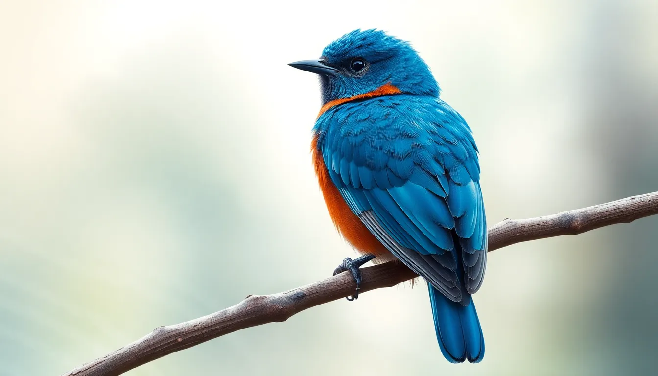 blue bird illustration