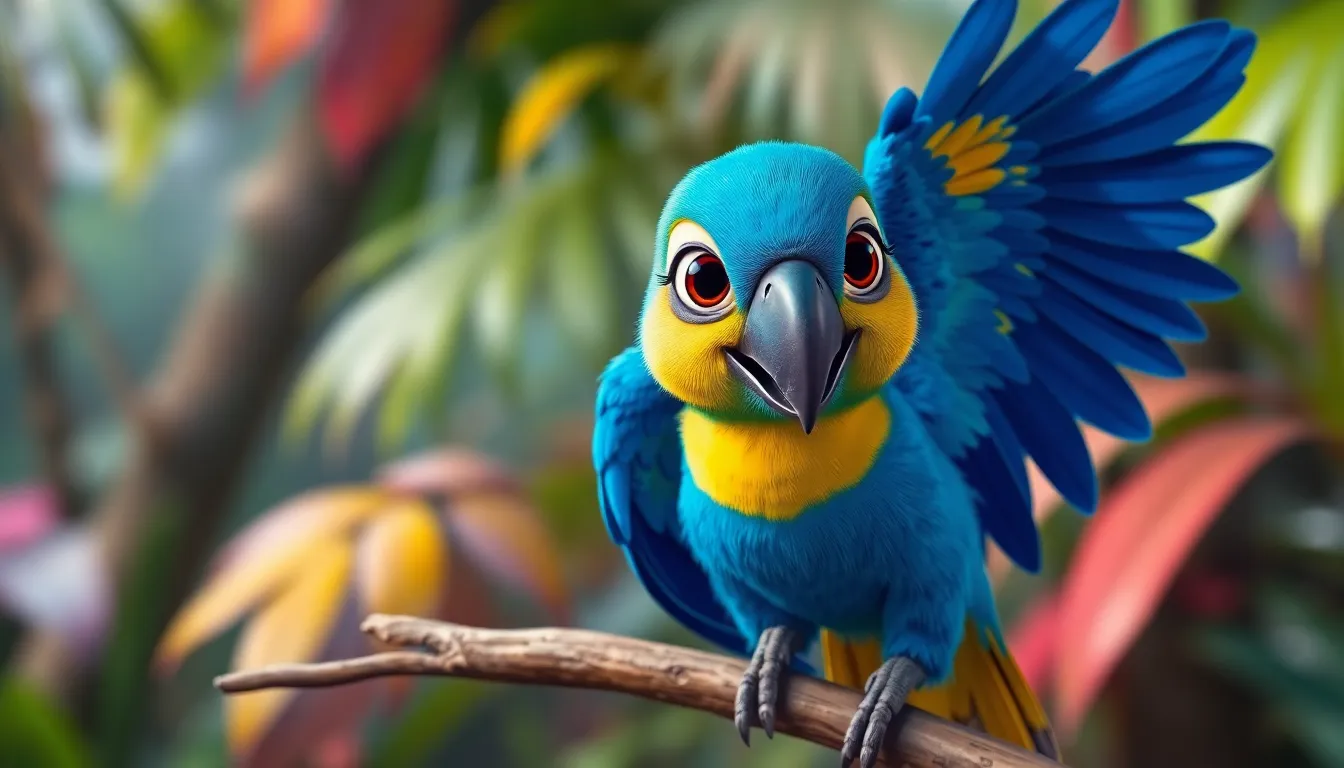 cute bird cartoon