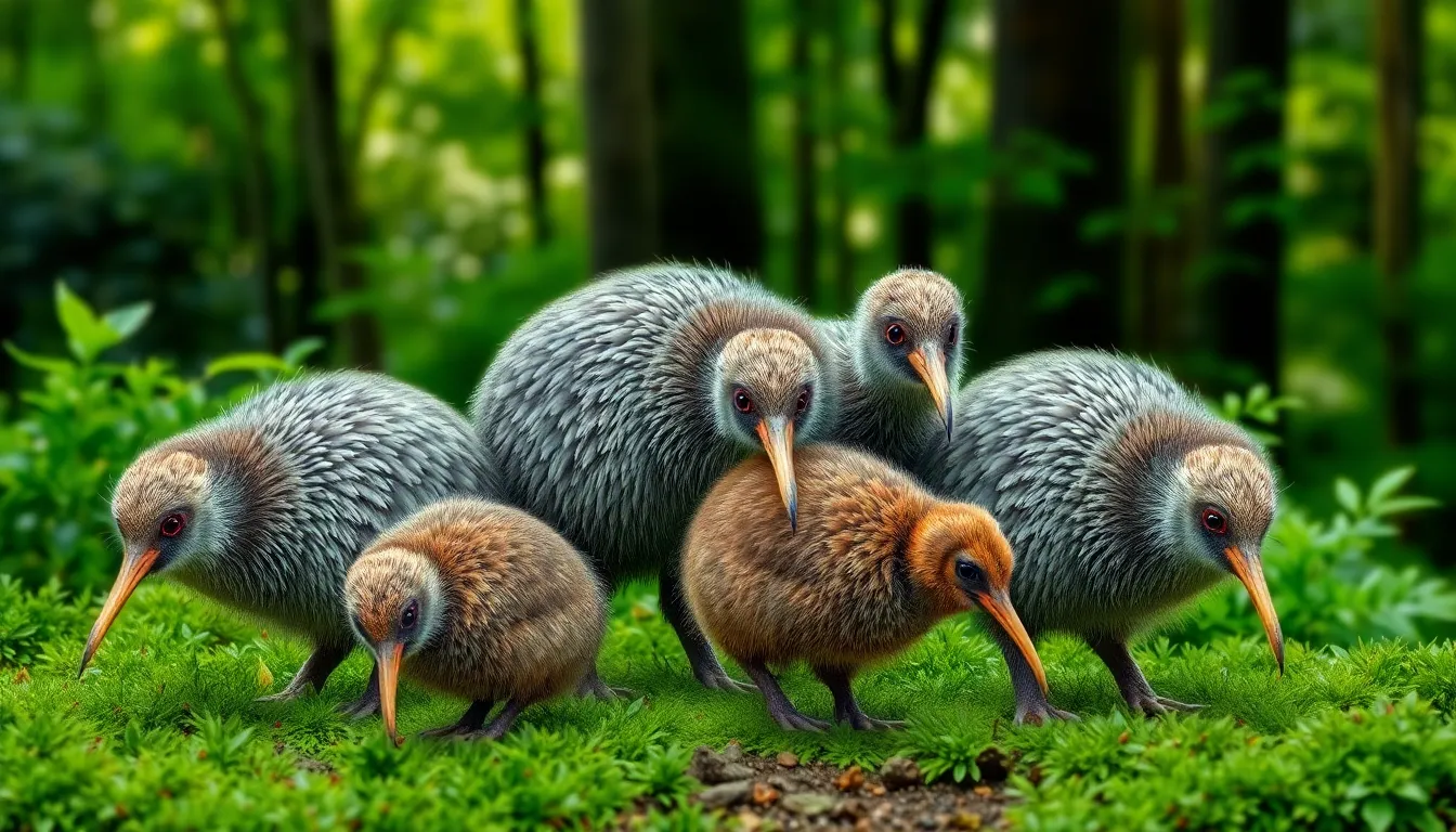 Kiwi Bird Facts: 5 Amazing Species of New Zealand's Flightless National Symbol 1 kiwi bird