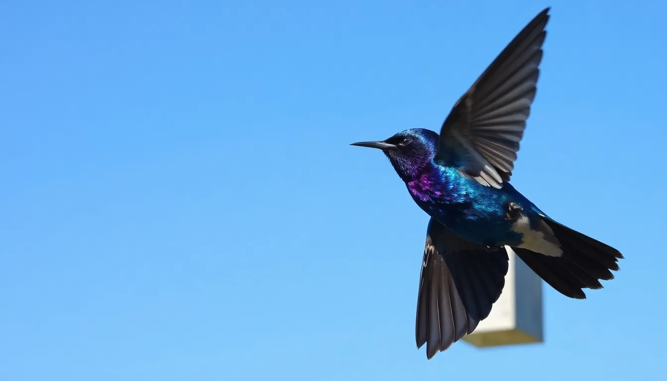 purple bird