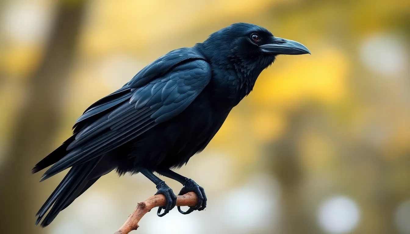 raven bird drawing